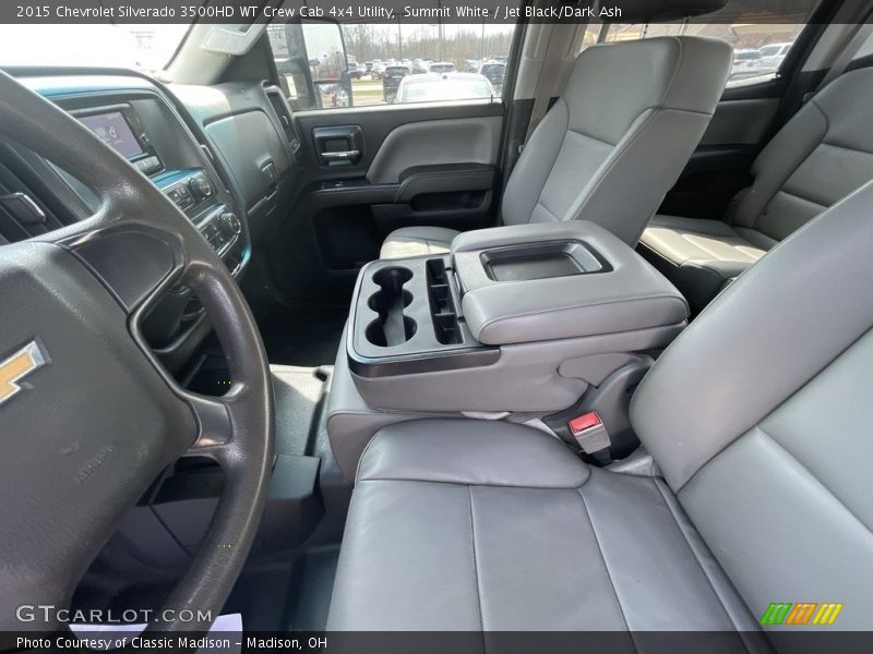 Summit White / Jet Black/Dark Ash 2015 Chevrolet Silverado 3500HD WT Crew Cab 4x4 Utility