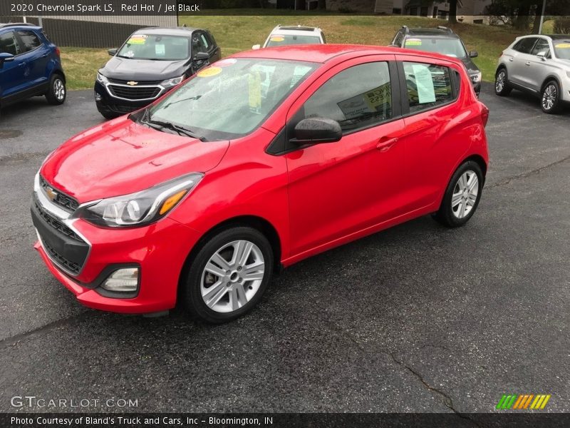 Red Hot / Jet Black 2020 Chevrolet Spark LS