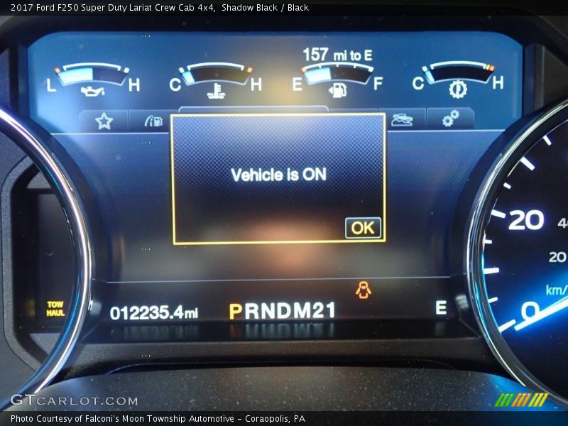 Shadow Black / Black 2017 Ford F250 Super Duty Lariat Crew Cab 4x4