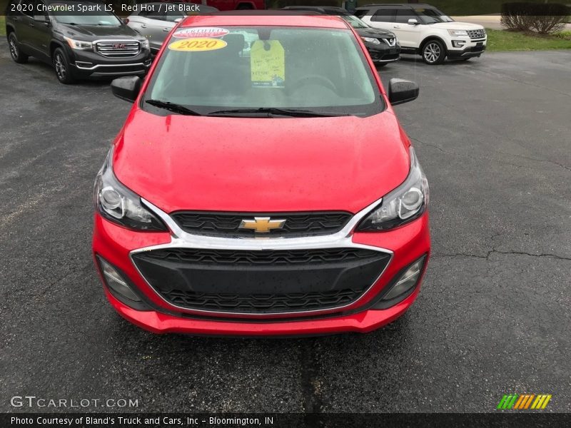 Red Hot / Jet Black 2020 Chevrolet Spark LS