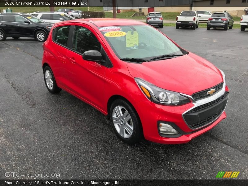Red Hot / Jet Black 2020 Chevrolet Spark LS