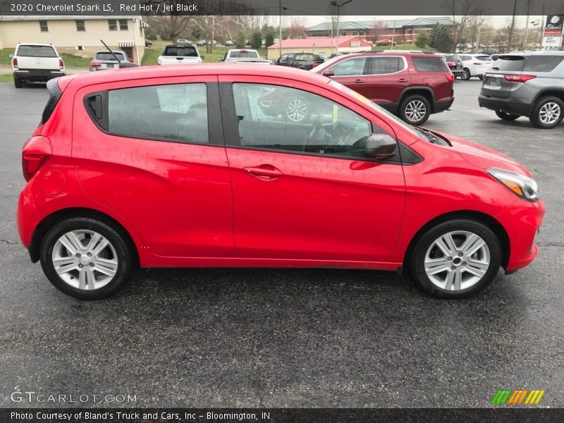 Red Hot / Jet Black 2020 Chevrolet Spark LS