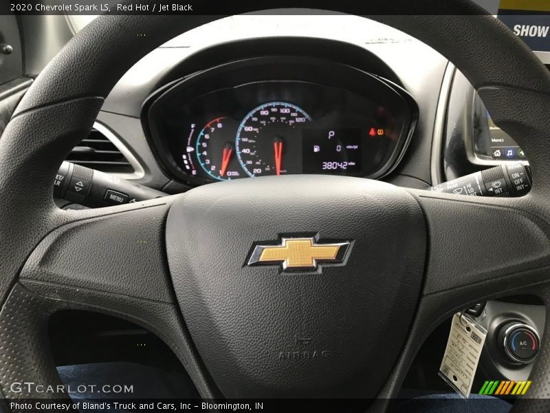 Red Hot / Jet Black 2020 Chevrolet Spark LS
