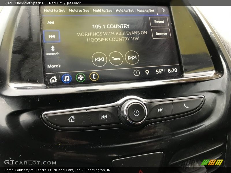 Red Hot / Jet Black 2020 Chevrolet Spark LS