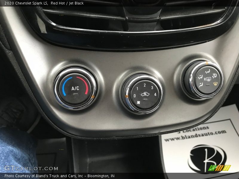 Red Hot / Jet Black 2020 Chevrolet Spark LS