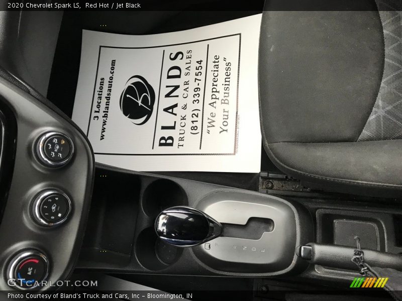 Red Hot / Jet Black 2020 Chevrolet Spark LS