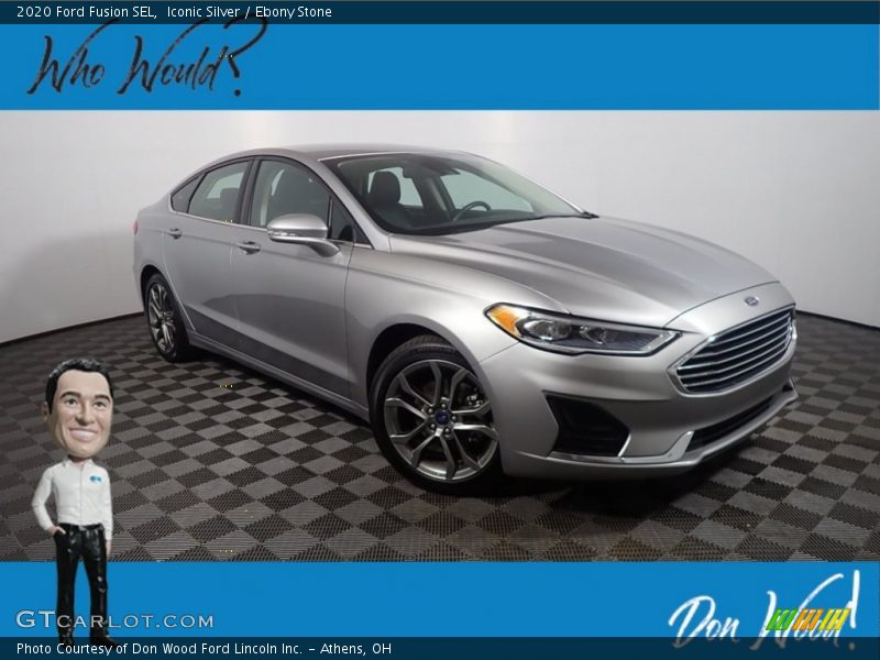 Iconic Silver / Ebony Stone 2020 Ford Fusion SEL