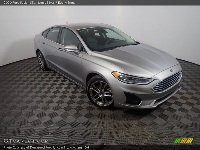 Iconic Silver / Ebony Stone 2020 Ford Fusion SEL