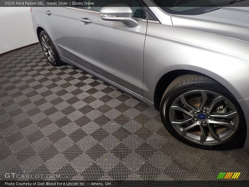 Iconic Silver / Ebony Stone 2020 Ford Fusion SEL