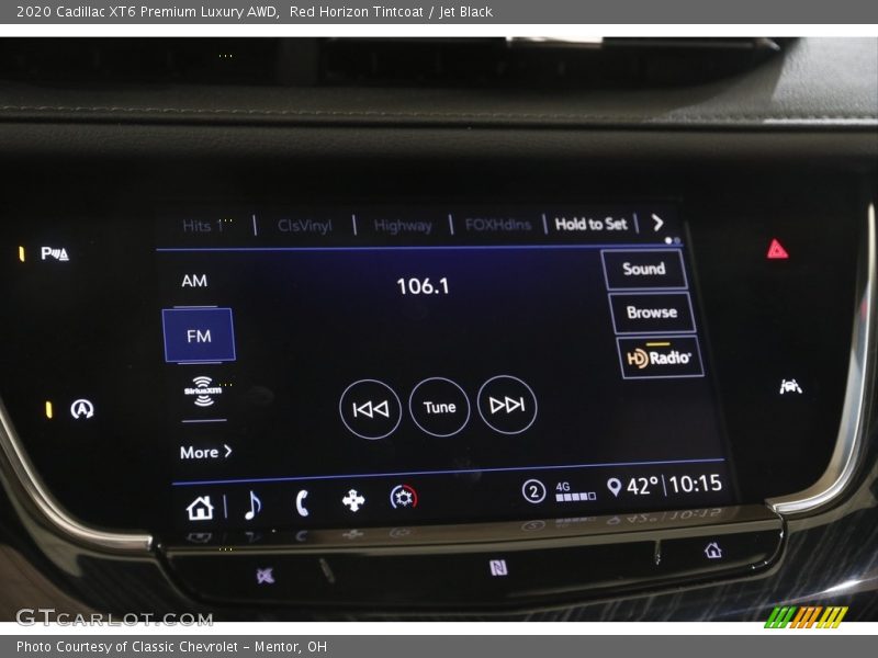 Controls of 2020 XT6 Premium Luxury AWD