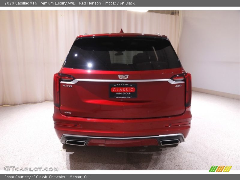 Red Horizon Tintcoat / Jet Black 2020 Cadillac XT6 Premium Luxury AWD