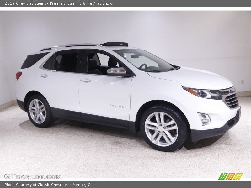 Summit White / Jet Black 2019 Chevrolet Equinox Premier