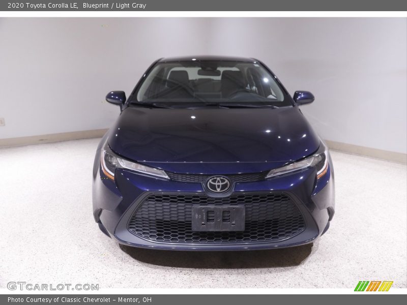 Blueprint / Light Gray 2020 Toyota Corolla LE