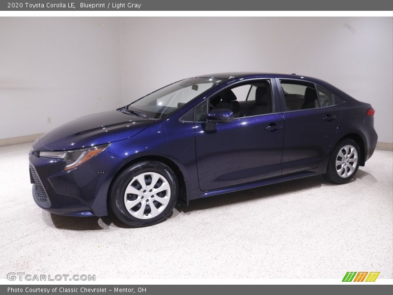 Blueprint / Light Gray 2020 Toyota Corolla LE