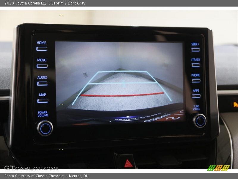 Blueprint / Light Gray 2020 Toyota Corolla LE