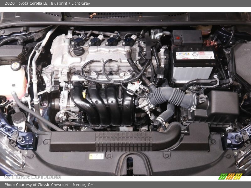 Blueprint / Light Gray 2020 Toyota Corolla LE