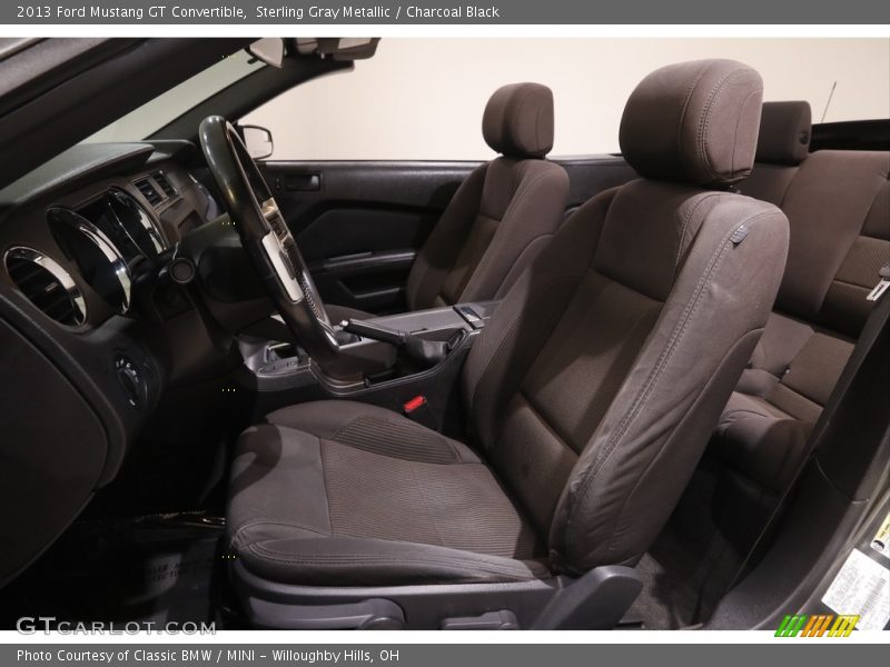 Sterling Gray Metallic / Charcoal Black 2013 Ford Mustang GT Convertible