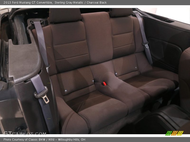 Rear Seat of 2013 Mustang GT Convertible