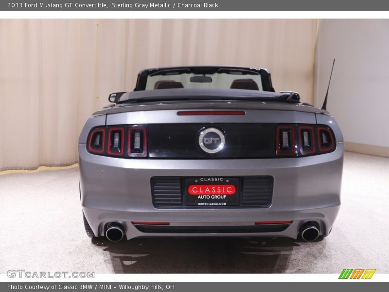 Sterling Gray Metallic / Charcoal Black 2013 Ford Mustang GT Convertible