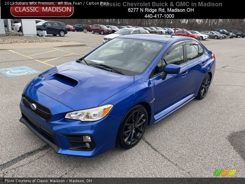 WR Blue Pearl / Carbon Black 2019 Subaru WRX Premium