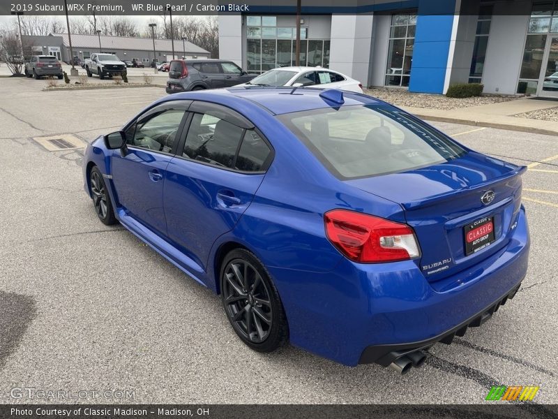 WR Blue Pearl / Carbon Black 2019 Subaru WRX Premium
