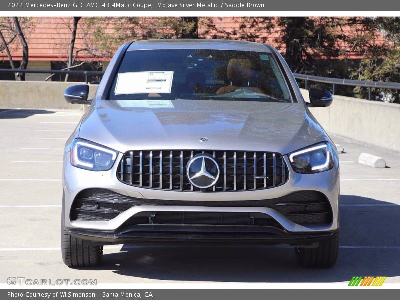 Mojave Silver Metallic / Saddle Brown 2022 Mercedes-Benz GLC AMG 43 4Matic Coupe