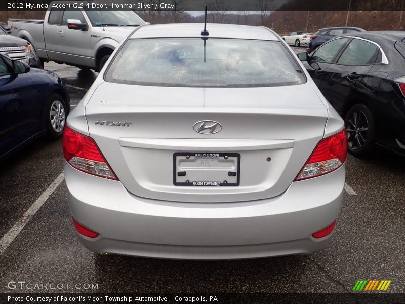 Ironman Silver / Gray 2012 Hyundai Accent GLS 4 Door
