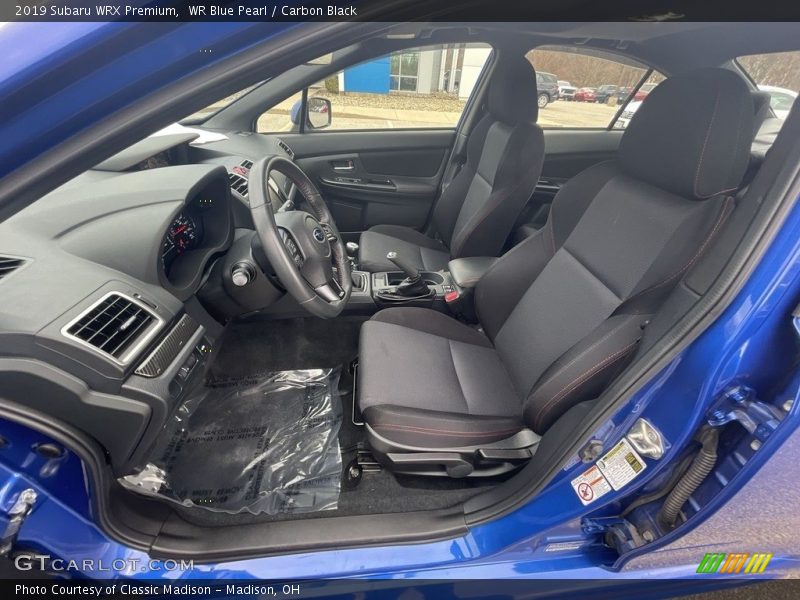  2019 WRX Premium Carbon Black Interior