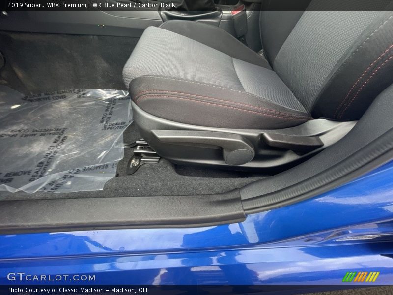 WR Blue Pearl / Carbon Black 2019 Subaru WRX Premium