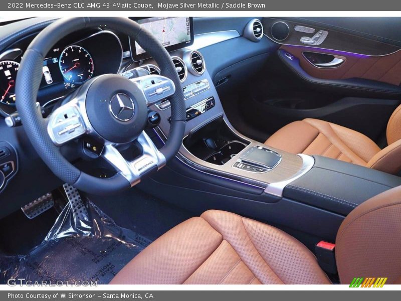  2022 GLC AMG 43 4Matic Coupe Saddle Brown Interior