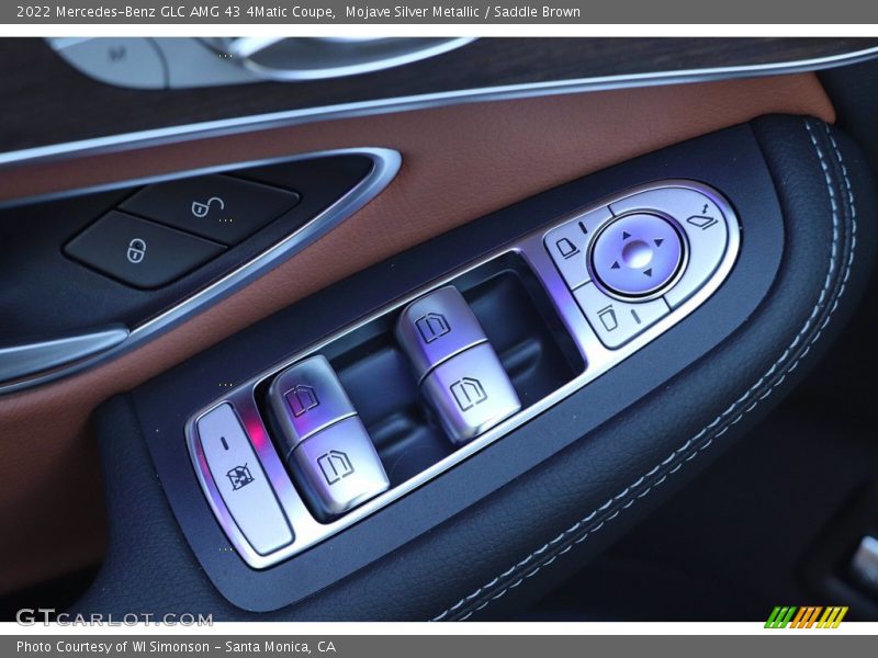 Mojave Silver Metallic / Saddle Brown 2022 Mercedes-Benz GLC AMG 43 4Matic Coupe