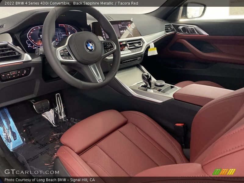  2022 4 Series 430i Convertible Tacora Red Interior