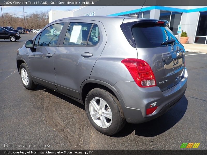 Satin Steel Metallic / Jet Black 2020 Chevrolet Trax LS AWD