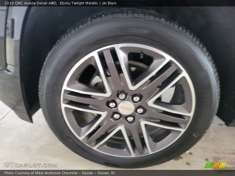 Ebony Twilight Metallic / Jet Black 2019 GMC Acadia Denali AWD
