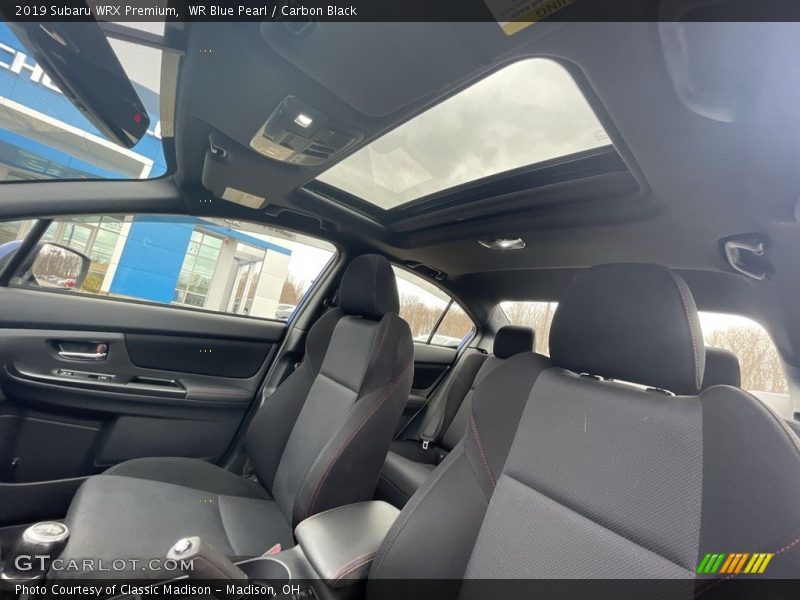 WR Blue Pearl / Carbon Black 2019 Subaru WRX Premium