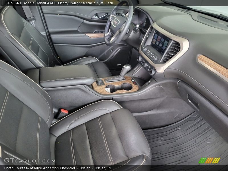 Ebony Twilight Metallic / Jet Black 2019 GMC Acadia Denali AWD
