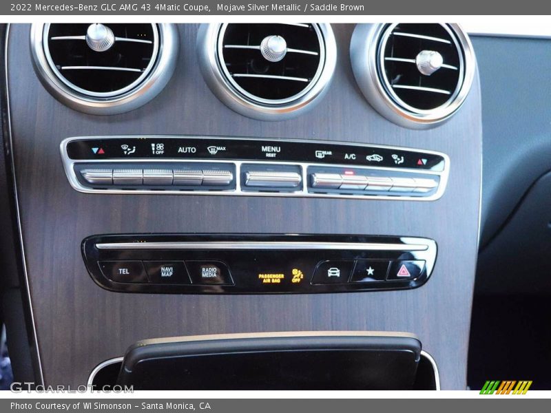 Mojave Silver Metallic / Saddle Brown 2022 Mercedes-Benz GLC AMG 43 4Matic Coupe