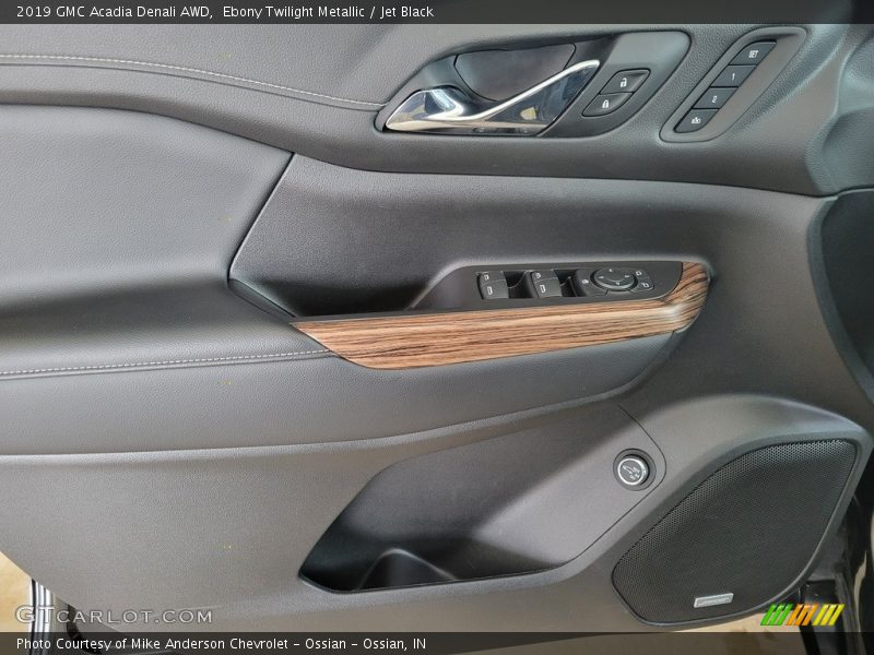 Ebony Twilight Metallic / Jet Black 2019 GMC Acadia Denali AWD
