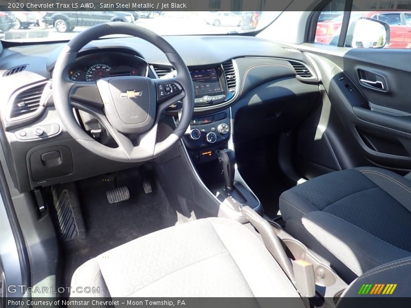Satin Steel Metallic / Jet Black 2020 Chevrolet Trax LS AWD