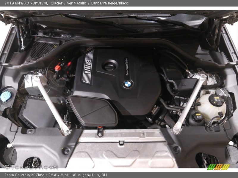 Glacier Silver Metallic / Canberra Beige/Black 2019 BMW X3 xDrive30i