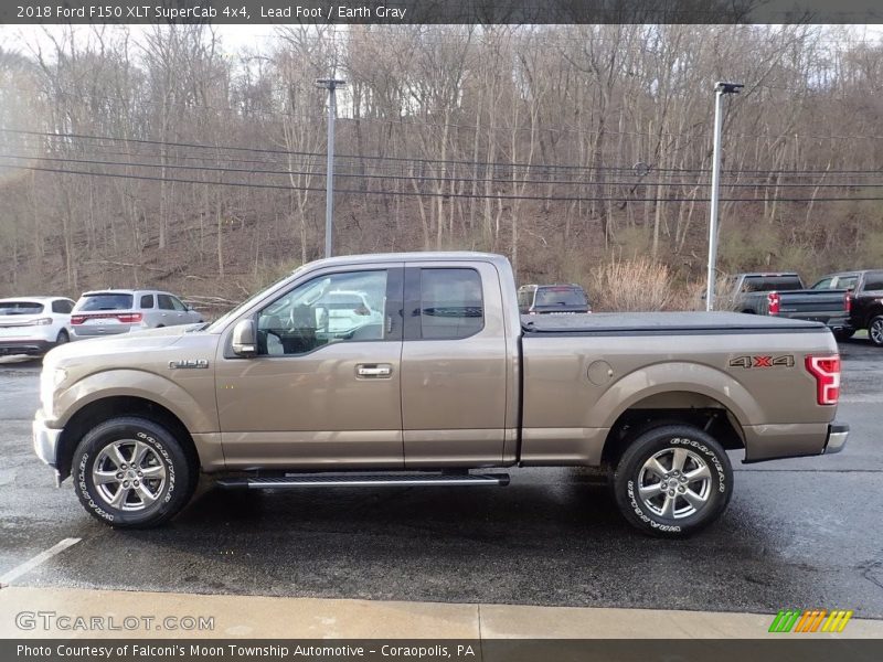 Lead Foot / Earth Gray 2018 Ford F150 XLT SuperCab 4x4