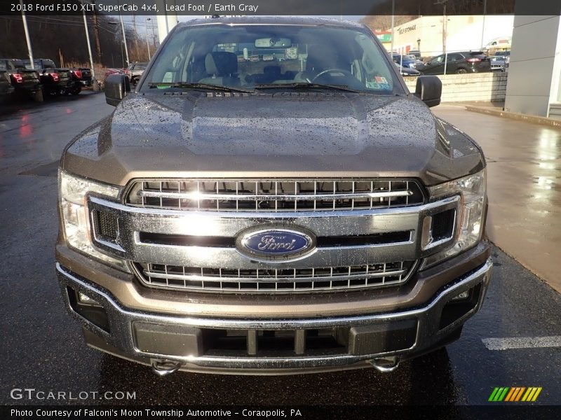 Lead Foot / Earth Gray 2018 Ford F150 XLT SuperCab 4x4