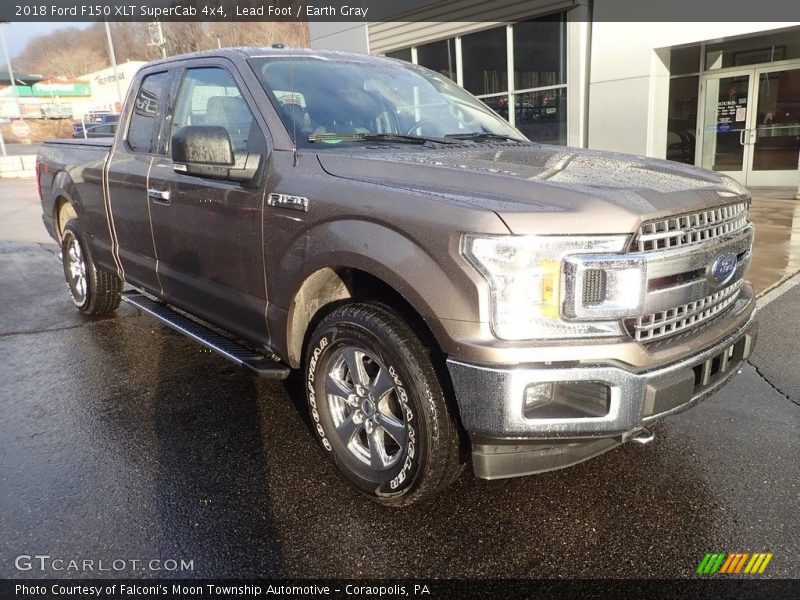 Lead Foot / Earth Gray 2018 Ford F150 XLT SuperCab 4x4