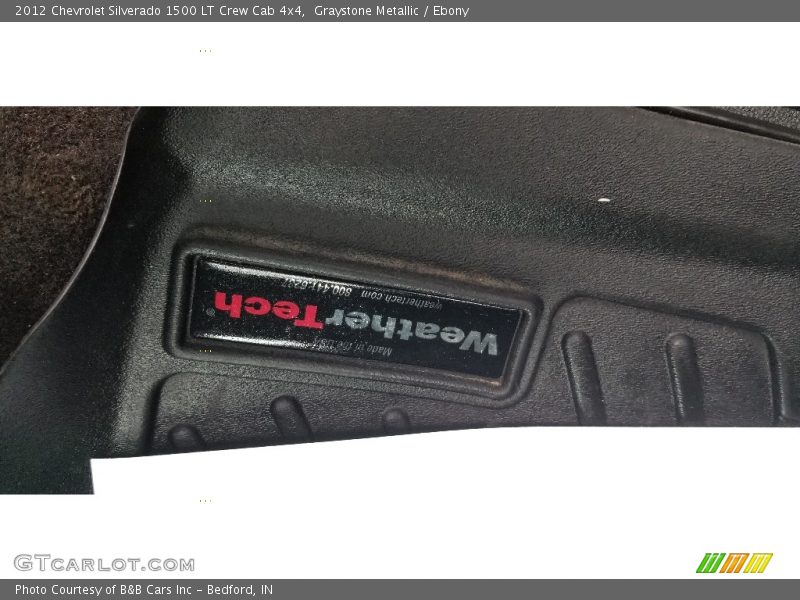 Graystone Metallic / Ebony 2012 Chevrolet Silverado 1500 LT Crew Cab 4x4