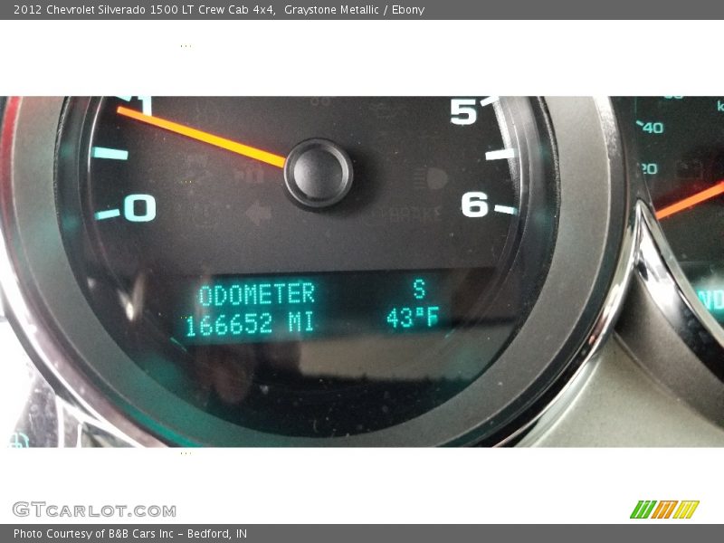 Graystone Metallic / Ebony 2012 Chevrolet Silverado 1500 LT Crew Cab 4x4