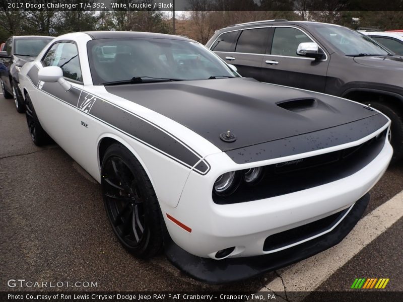 White Knuckle / Black 2017 Dodge Challenger T/A 392