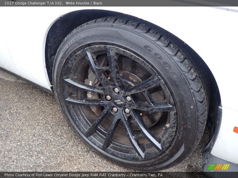 White Knuckle / Black 2017 Dodge Challenger T/A 392