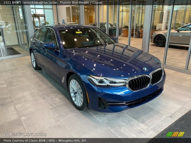 Phytonic Blue Metallic / Cognac 2022 BMW 5 Series 530i xDrive Sedan