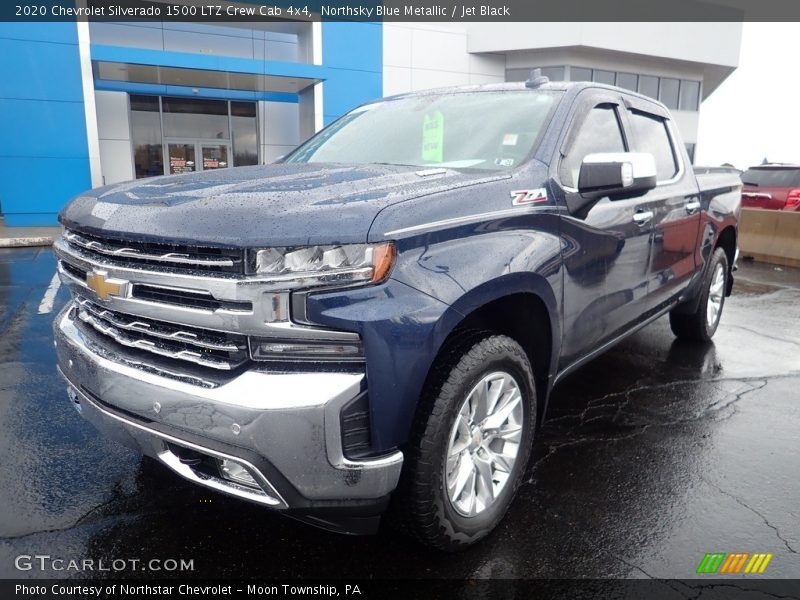 Northsky Blue Metallic / Jet Black 2020 Chevrolet Silverado 1500 LTZ Crew Cab 4x4