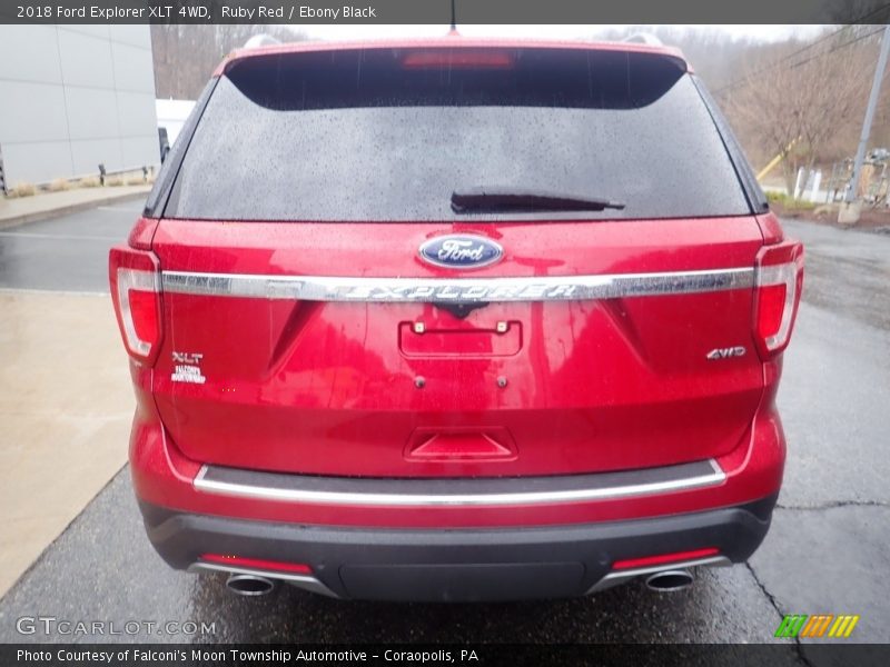 Ruby Red / Ebony Black 2018 Ford Explorer XLT 4WD